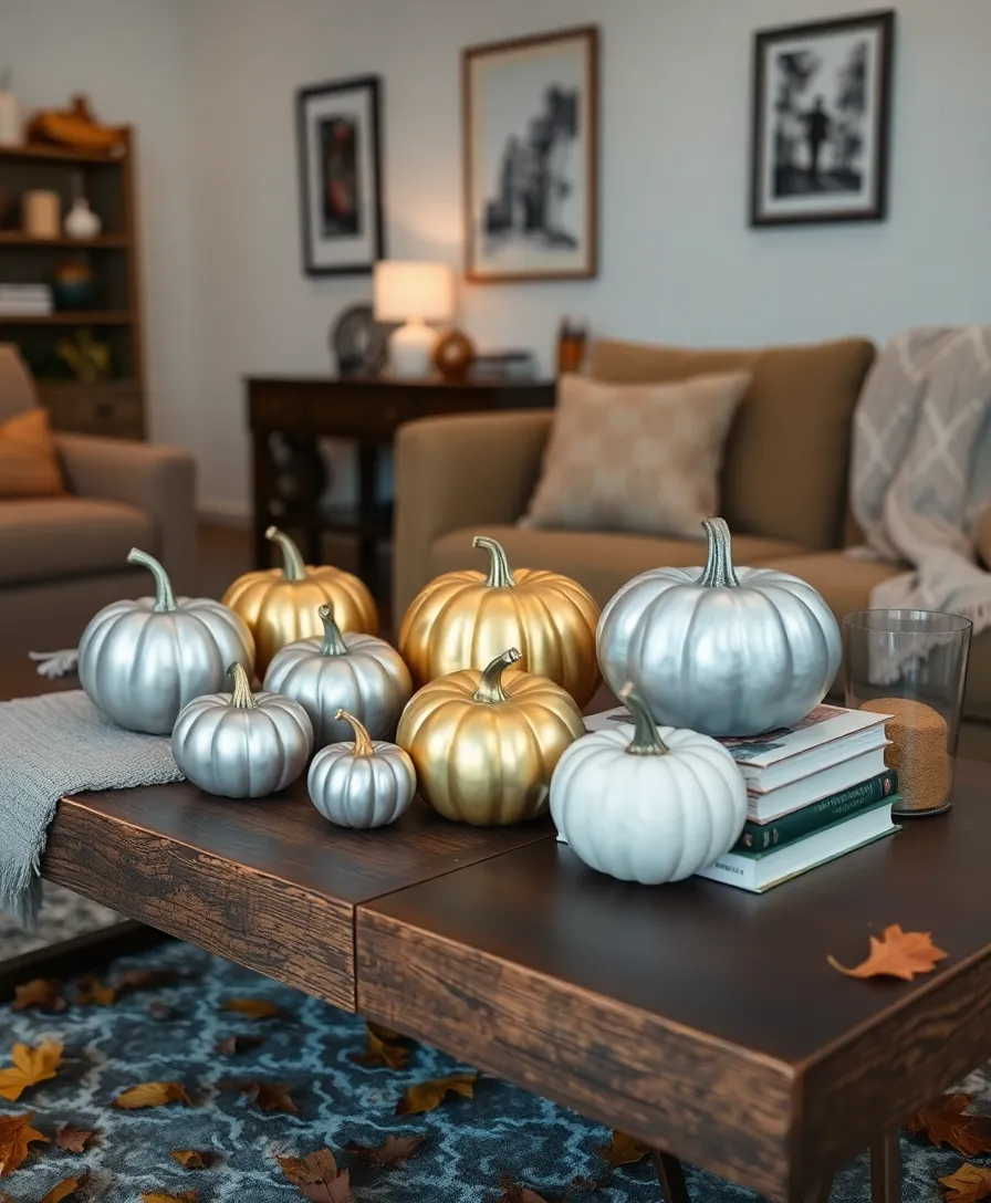14 Stylish Fall Decor Ideas for a Cozy and Chic Home! - 6. Pumpkin Accents