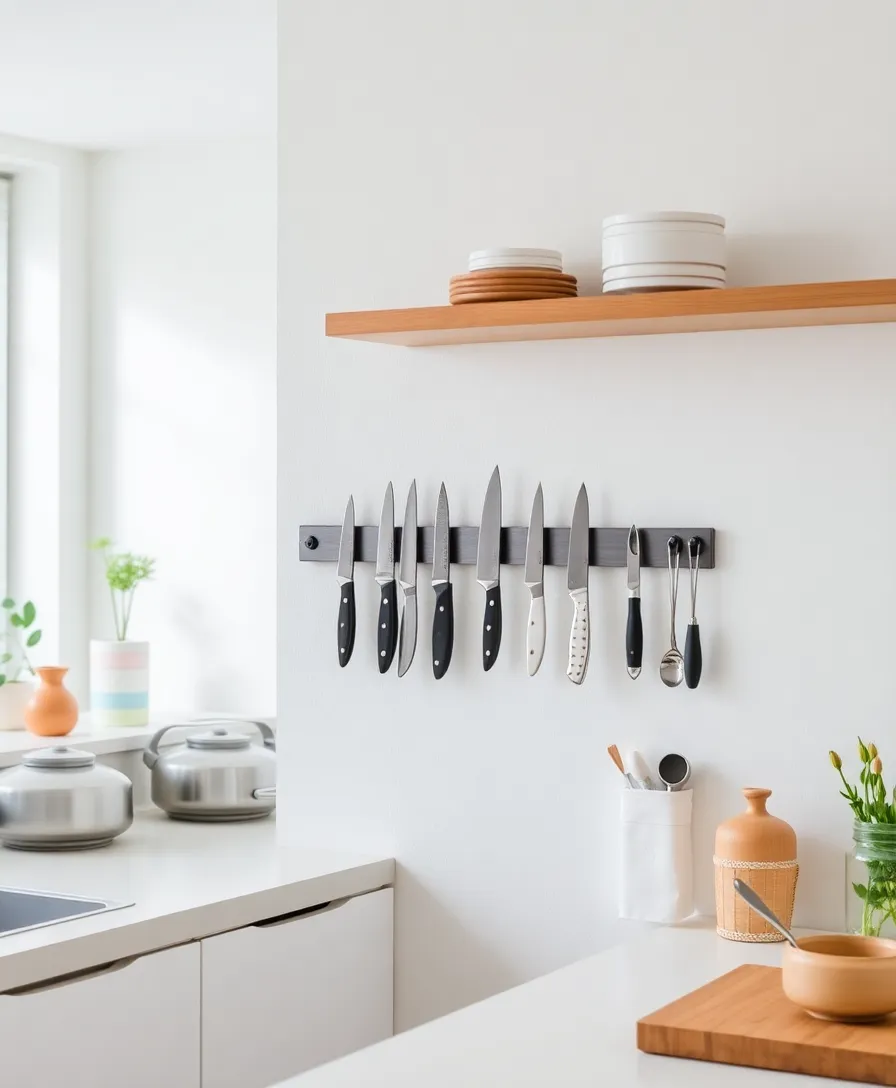 15 Ingenious Small Space Storage Hacks You Wish You Knew Sooner! - 12. Magnetic Strip Magic