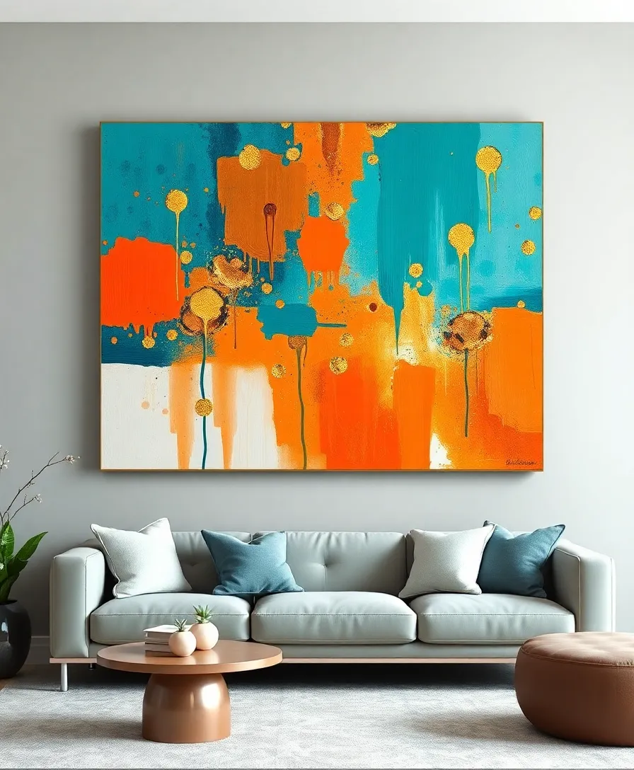 18 Unique DIY Wall Art Ideas That Add a Personal Touch to Every Room! - 1. Abstract Canvas Art
