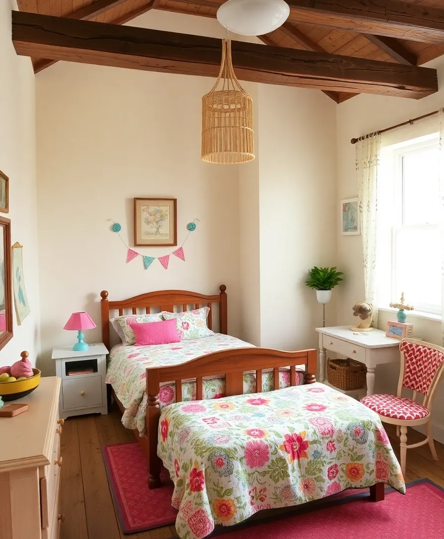 30 Colorful Kids' Room Designs That Will Instantly Brighten Your Day! (Don’t Miss #12!) - 10. Cozy Farmhouse Charm