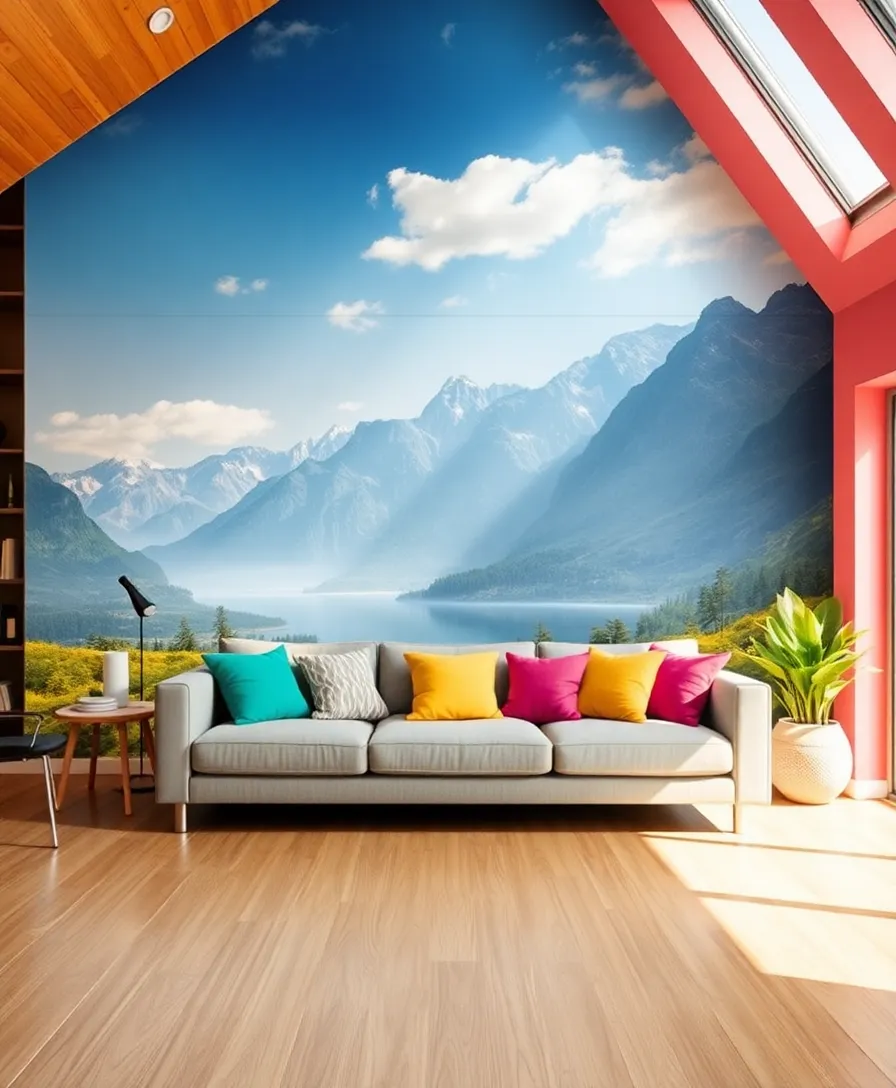 25 Bold Accent Wall Ideas That Will Make Your Home Pop (You Won't Believe #14!) - 9. Artistic Murals