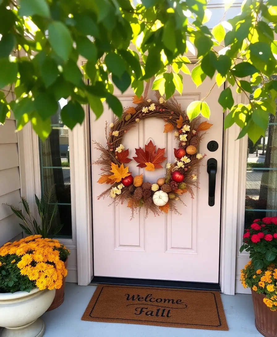 14 Stylish Fall Decor Ideas for a Cozy and Chic Home! - 5. Chic Wreaths