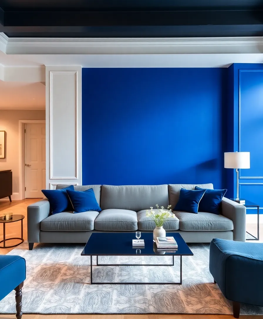 25 Bold Accent Wall Ideas That Will Make Your Home Pop (You Won't Believe #14!) - 17. Bold Monochrome