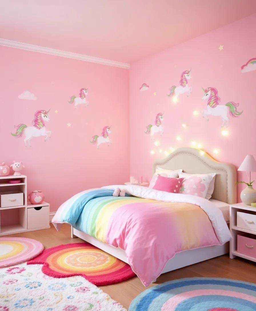 30 Colorful Kids' Room Designs That Will Instantly Brighten Your Day! (Don’t Miss #12!) - 4. Magical Unicorn Oasis