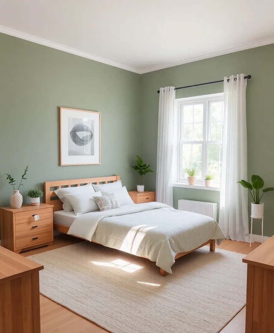 25 Bold Accent Wall Ideas That Will Make Your Home Pop (You Won't Believe #14!) - 3. Nature-Inspired Colors