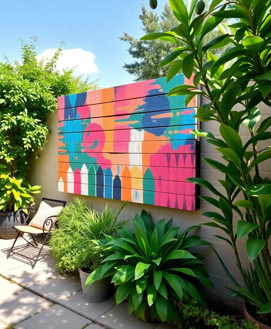 18 Unique DIY Wall Art Ideas That Add a Personal Touch to Every Room! - 14. Painted Pallet Art