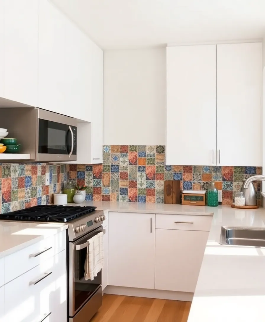 25 Bold Accent Wall Ideas That Will Make Your Home Pop (You Won't Believe #14!) - 13. Artistic Tile Accent Walls