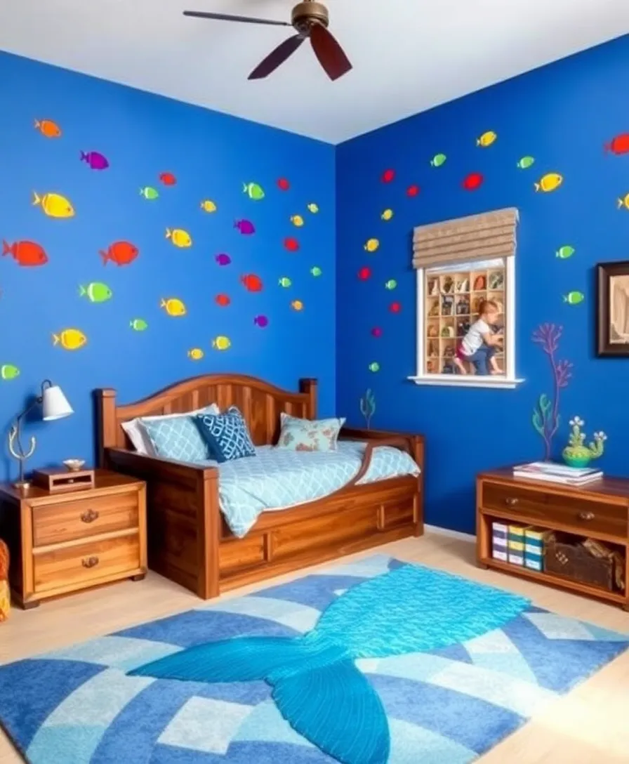 30 Colorful Kids' Room Designs That Will Instantly Brighten Your Day! (Don’t Miss #12!) - 2. Underwater Adventure