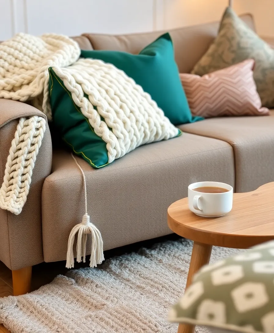 14 Stylish Fall Decor Ideas for a Cozy and Chic Home! - 2. Layered Textures