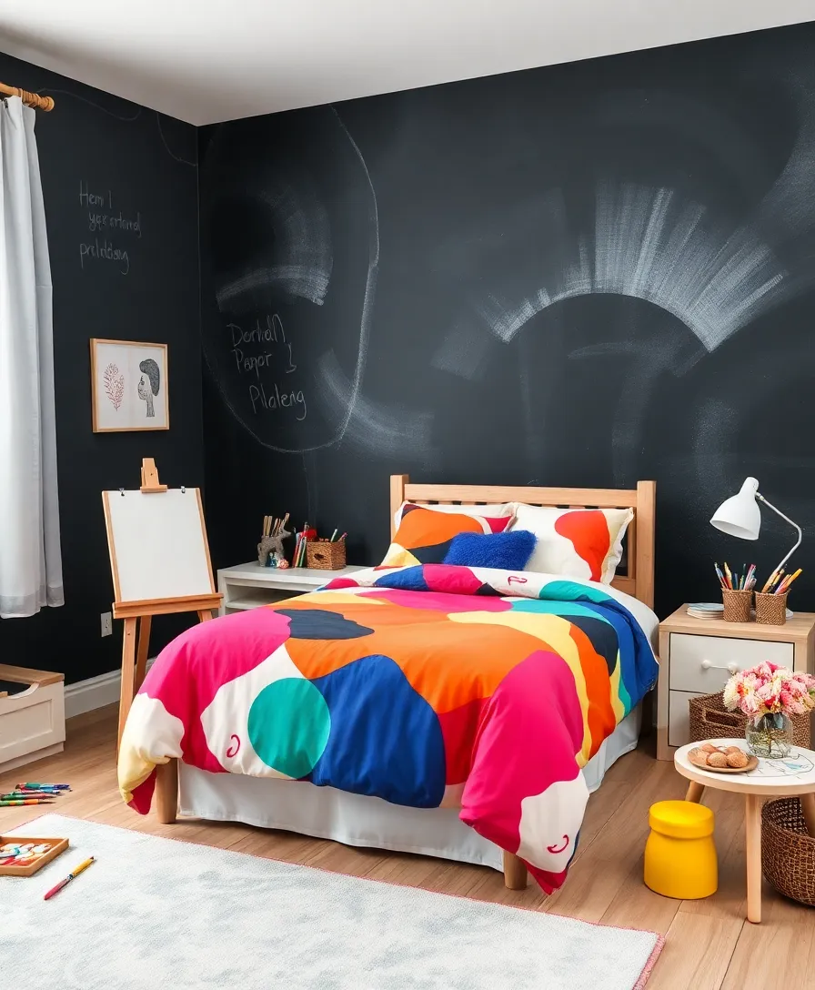 30 Colorful Kids' Room Designs That Will Instantly Brighten Your Day! (Don’t Miss #12!) - 11. Artistic Expression
