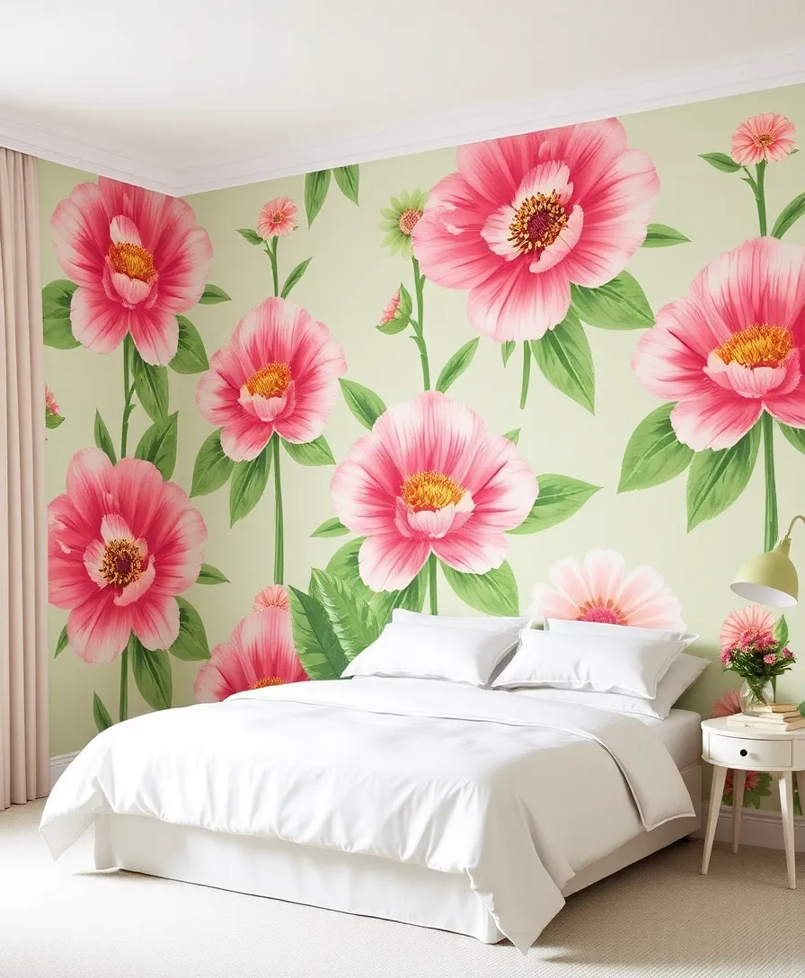 25 Bold Accent Wall Ideas That Will Make Your Home Pop (You Won't Believe #14!) - 6. Floral Wallpaper