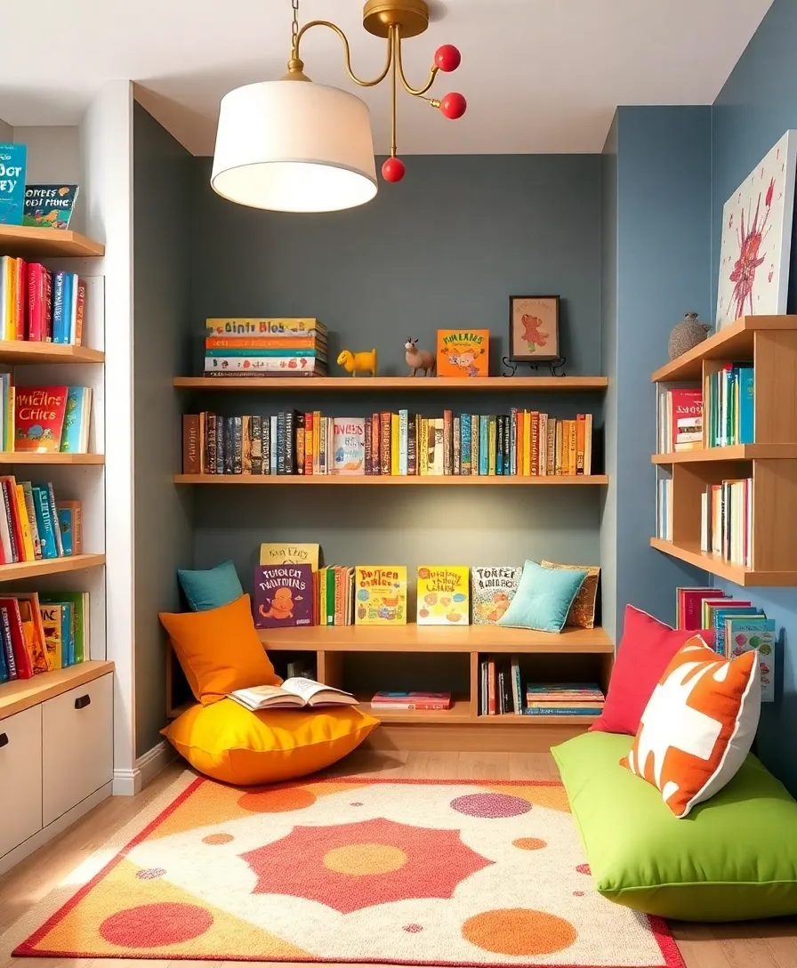 30 Colorful Kids' Room Designs That Will Instantly Brighten Your Day! (Don’t Miss #12!) - 14. Creative Reading Nook