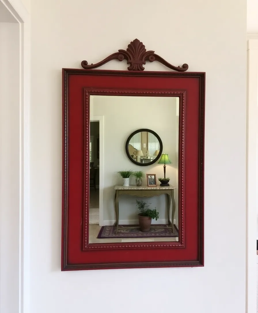 11 DIY Thrift Store Decor Ideas That'll Transform Your Space (And Your Wallet!) - 10. Thrifted Mirror Makeover