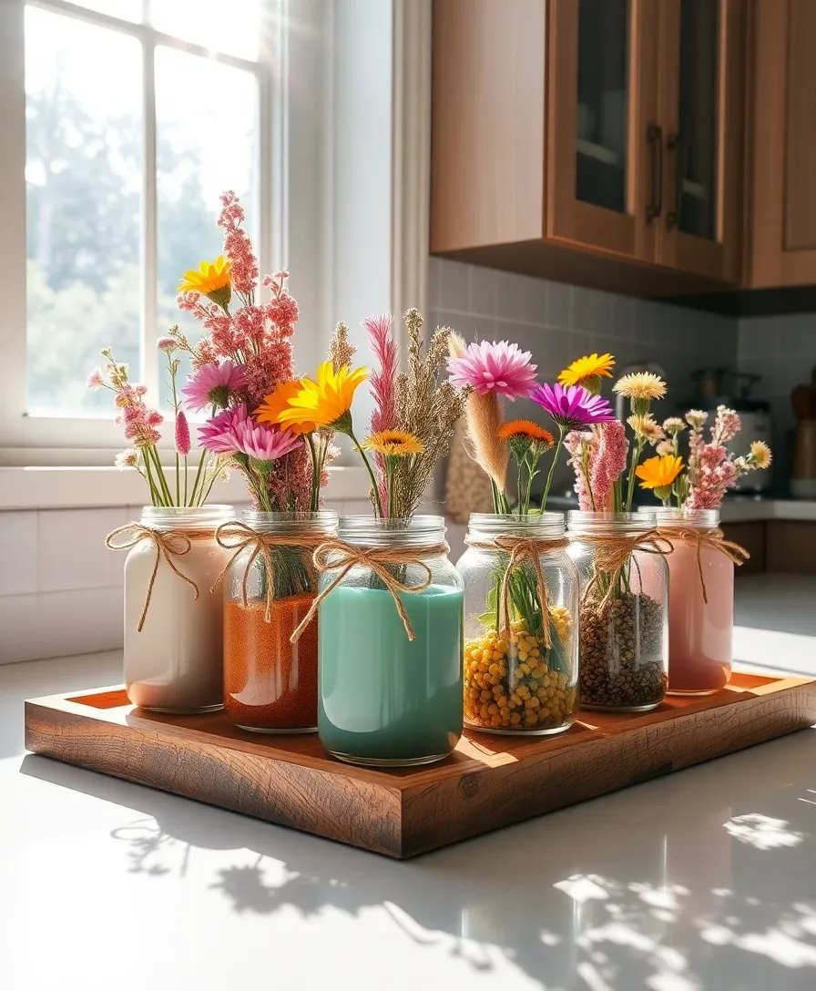 11 DIY Thrift Store Decor Ideas That'll Transform Your Space (And Your Wallet!) - 4. Decorative Mason Jar Storage