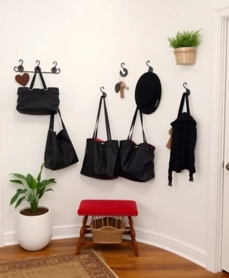 15 Ingenious Small Space Storage Hacks You Wish You Knew Sooner! - 5. Clever Use of Hooks